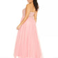 City Studios Women's Trendy Plus Size Embellished Embroidered Tulle Gown Pink Size 18W