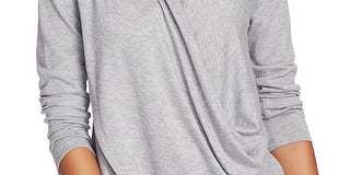 1.STATE Women's Cozy Knit Top Gray