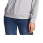 1.STATE Women's Crystal Detail Off The Shoulder Sweater Gray