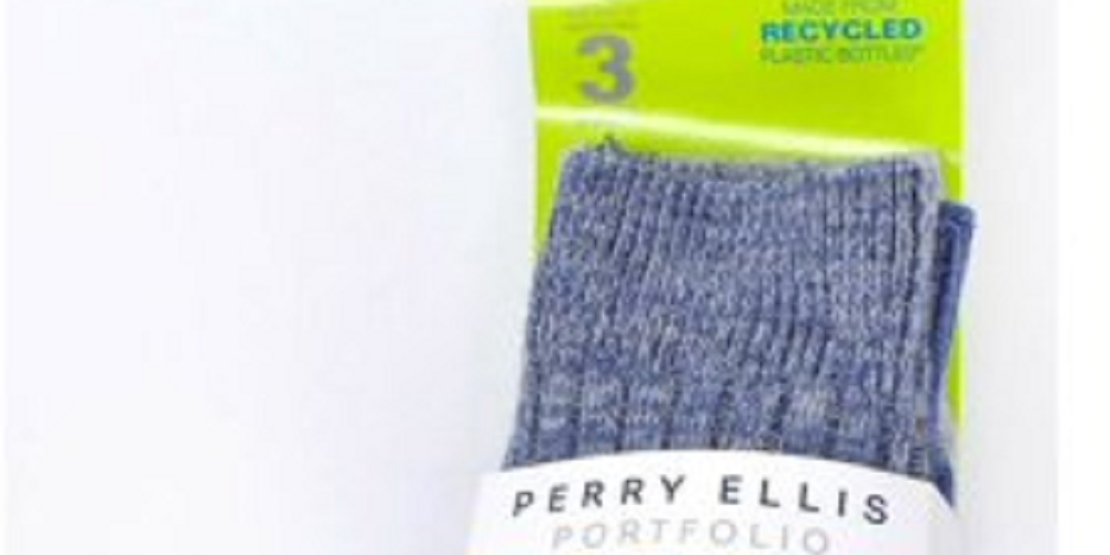 Perry Ellis Men's 3-Pk Thick Socks Warming Gray Black Size Regular