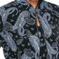 Alex Evenings Women's Printed Twinset Charcoal Size Medium