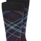 Perry Ellis Men's Microfiber Plaid Socks Navy Size Regular