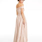 Say Yes To The Prom Juniors' Off-The-Shoulder Gown Silver Size 3