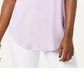 JM Collection Women's Scoop-Neck Top Purple Size Small