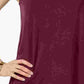 JM Collection Women's Scoop Neck Tank Top Red Size X-Small