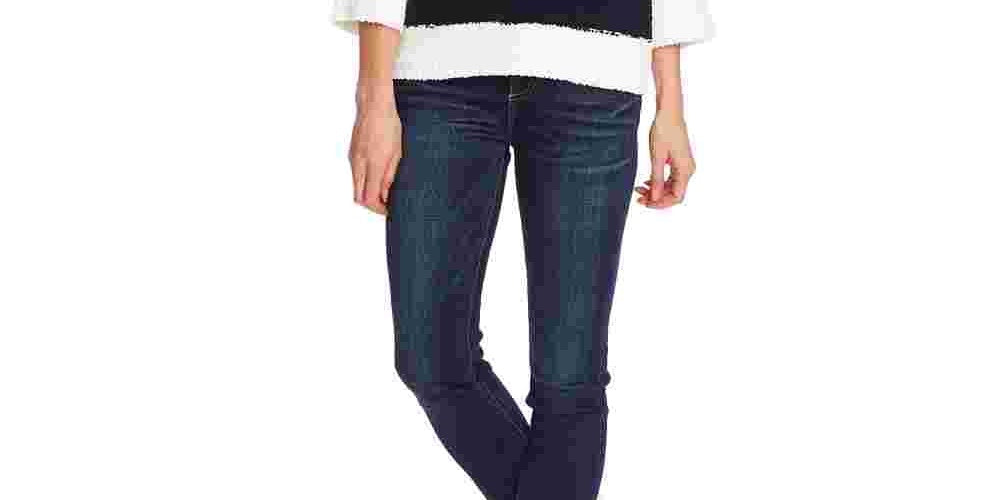 Vince Camuto Women's Colorblock Teddy Knit Sweater Orange Size Large