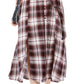 American Rag Juniors'' Plaid Maxi Shirtdress Red Size Large