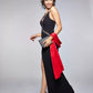 Emerald Sundae Juniors' Embellished Bodycon Gown Black Size Small