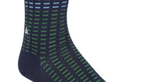 Calvin Klein Men's Tile Print Socks Navy Size 7-12