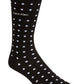 Calvin Klein Men's Dot Dress Socks -Blaxk One Size