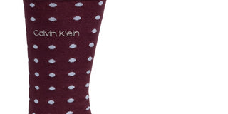 Calvin Klein Men's 3-Pack Crew Socks Dark Red Size Regular