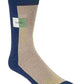 Calvin Klein Men's Colorblock Crew Dress Socks Navy Size 7-12