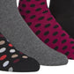 Calvin Klein Performance Men's Pack Polka Dot Crew SocksBlack- Size 7-12