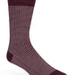 Cole Haan Men's Multi Stripe Crew Socks Wine Tasting One Size -WIne Size 7-13