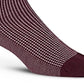 Cole Haan Men's Multi Stripe Crew Socks Wine Tasting One Size -WIne Size 7-13