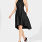 Adrianna Papell Women's Rhinestone High-Low Dress Black Size 8