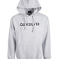 Quiksilver Men's Wordmark Logo Hoodie Charcoal Size Small