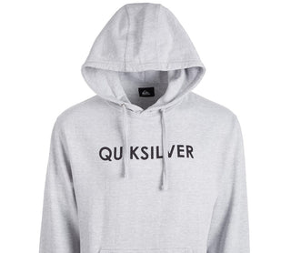 Quiksilver Men's Wordmark Logo Hoodie Charcoal Size Small