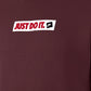Nike Men's Crew Fleece Just Do It Sweatshirt Red Size XX-Large