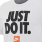 Nike Men's Sportswear Just Do It T-Shirt Charcoal Size Large