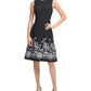 Calvin Klein Women's Embroidered A Line Dress Grey Size 4