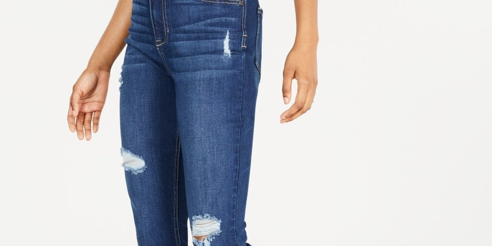 Celebrity Pink Women's High Rise Ankle Skinny Jean Blue Size 0