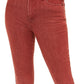 Celebrity Pink Junior's High Rise Ankle Skinny Jeans Red Size 11