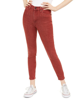 Celebrity Pink Women's High Rise Ankle Skinny Jean Red Size 7