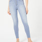 Celebrity Pink Juniors' Button-Fly High-Rise Skinny Jeans Blue Size 11