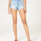 Celebrity Pink Junior's High Rise Mom Denim Shorts Blue Size 0