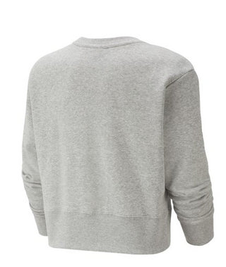 Nike Women's Plus Size Sportswear Fleece Crewneck Sweatshirt Gray Size 2X