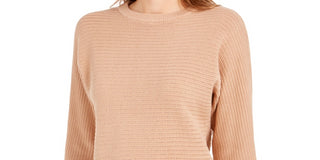 Calvin Klein Women's Cotton Sweater Brown Size X-Large
