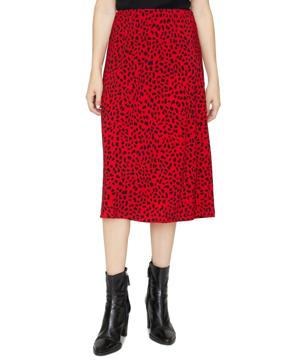 Sanctuary Women's Everyday Printed Midi Skirt Red Size XX-Large
