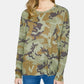 Sanctuary Women's Carlee Camo Tee Mineral Camo Green Size Small