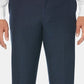 Cubavera Men's Flat Front Textured Linen Pants Blue Size 44X30
