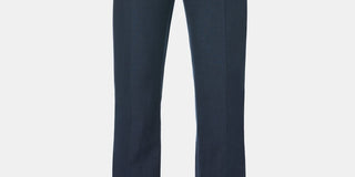 Cubavera Men's Flat Front Textured Linen Pants Blue Size 44X30