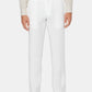 Cubavera Men's Flat Front Textured Linen Pants White Size 44X30