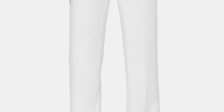 Cubavera Men's Flat Front Textured Linen Pants White Size 44X30