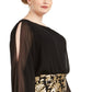 Calvin Klein Women's Plus Size Split-Sleeve Sheath Dress Black Size 18W