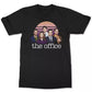 New World The Office Retro Sun Cast Men's Graphic T-Shirt Black Size Medium