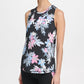 DKNY Women's Sport Printed Logo Tank Top  Black Size Medium