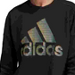 Adidas Women's Glam Logo Sweatshirt Black Size X-Large