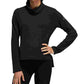 Adidas Women's Designed2train Climalite Turtleneck Top Black Size Small