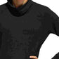 Adidas Women's Designed2train Climalite Turtleneck Top Black Size Small