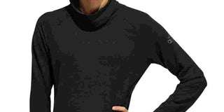 Adidas Women's Designed2train Climalite Turtleneck Top Black Size Small