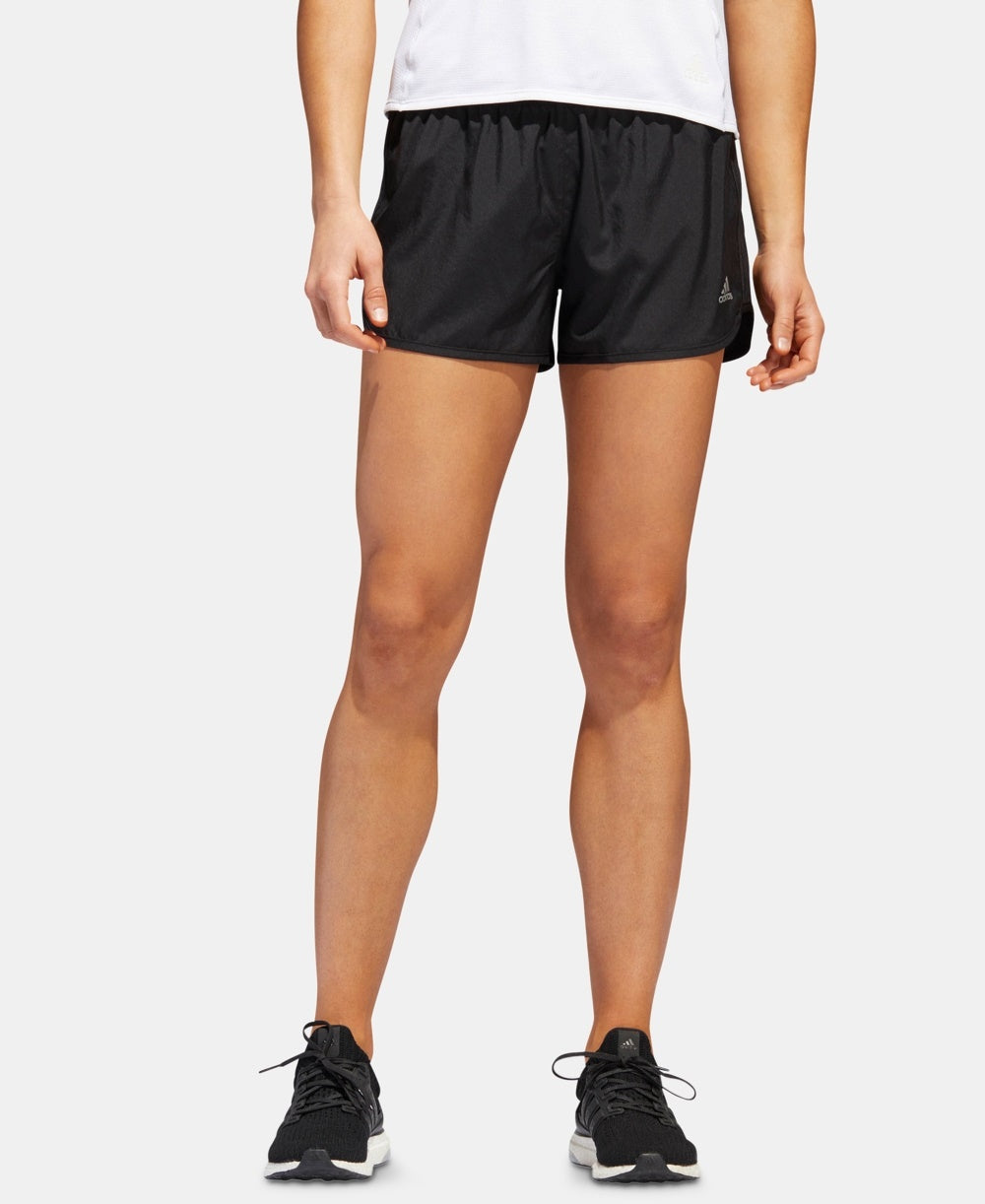 Adidas Women's M20 Reflective Running Shorts Black Size Large