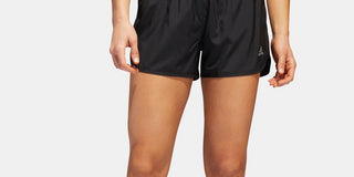 Adidas Women's M20 Reflective Running Shorts Black Size Large