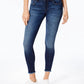 STS Blue Women's Emma Mid Rise Fray Hem Ankle Skinny Jeans Demin Blue Size 26