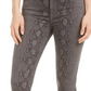 STS Blue Women's Ellie Snake Print High Waist Skinny Jeans Gray Size 25