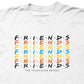Ripple Junction Men's Friend Graphic T Shirt White Size Small